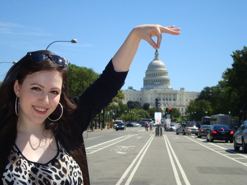 Part of Pustet's experience has been visiting the sites, including Washington, DC.Photo Courtesy / Tanja Pustet