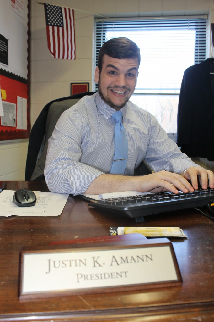 President of the Student Senate Justin Amann has been implicated as the brain power behind the “Bridgegate” scandal. Photo Credit / The Stroud Courier
