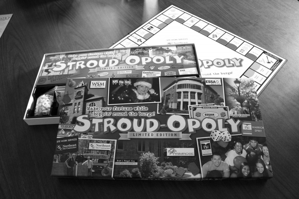 The proceeds from Stroud-opoly will go toward Toys for Tots. Photo Credit / Jamie Reese