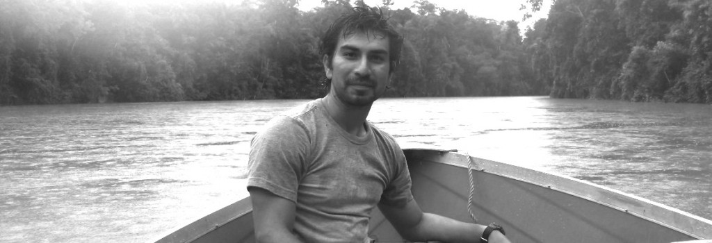 David Good traveling by boat to the Amazon jungles.   Photo Courtesy of David Good 