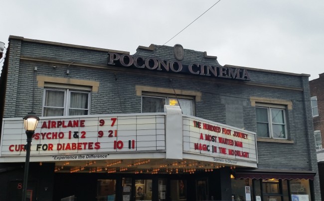 The Pocono Community Theater is located on Courtland Street.  Photo Credit / Amanda Schreck