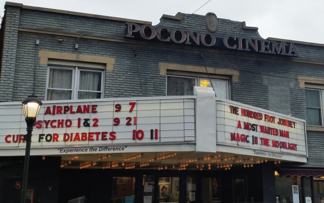 Pocono Community Theater is located on South Courtland Street. Photo Credit / Amanda Schreck