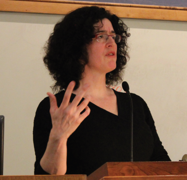 Fried spoke on April 16 in Beers Lecture Hall. Photo Credit / Amy Lukac