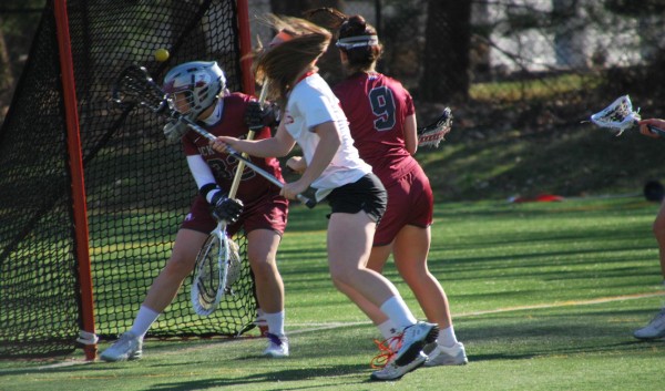 Wiltraut scores one of her three goals against Lock Haven on Tuesday afternoon. Photo Credit / Ronald Hanaki
