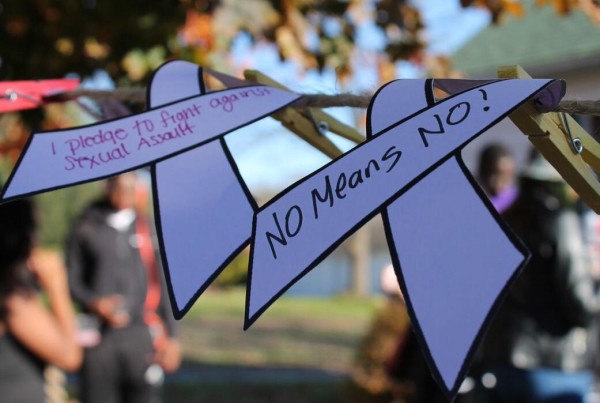 The Warriors in Action March last semester was meant to raise awareness of domestic violence. Photo Credit / Kathleen Kraemer