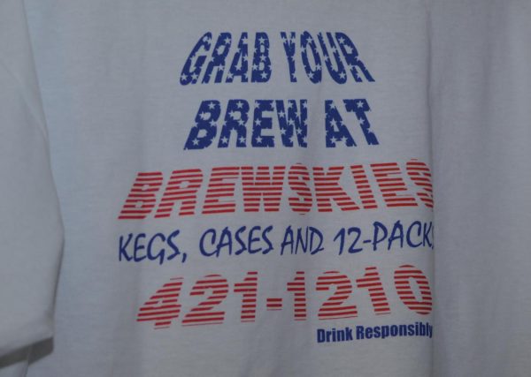 Campus is flooded with students in Brewskies shirts. Photo Credit / Lance Soodeen