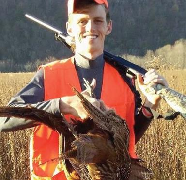 Tyler Daley showcases his hunting victory. Photo Courtesy / Tyler Daley