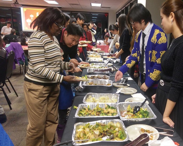 A variety of delicious food was catered by Khan’s Mongolian Bar and Grill. Photo Courtesy / Maddi Petro
