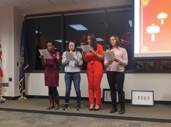 An acapella performance featuring several Chinese new year songs. Photo Courtesy / Maddi Petro