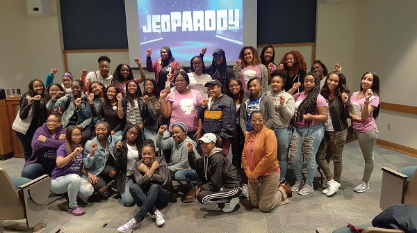 Photo Credit / Charlese Freeman Black Jeopardy brought together plenty of people to participate and have fun in NCNW's attempts at bringing attention to black culture.