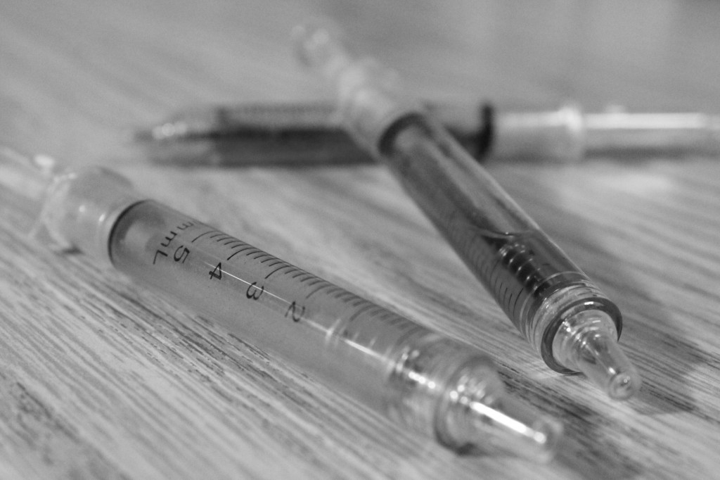 One way in which morphine can be administered is through injection. Photo Credit / Rebecca Jasulevicz