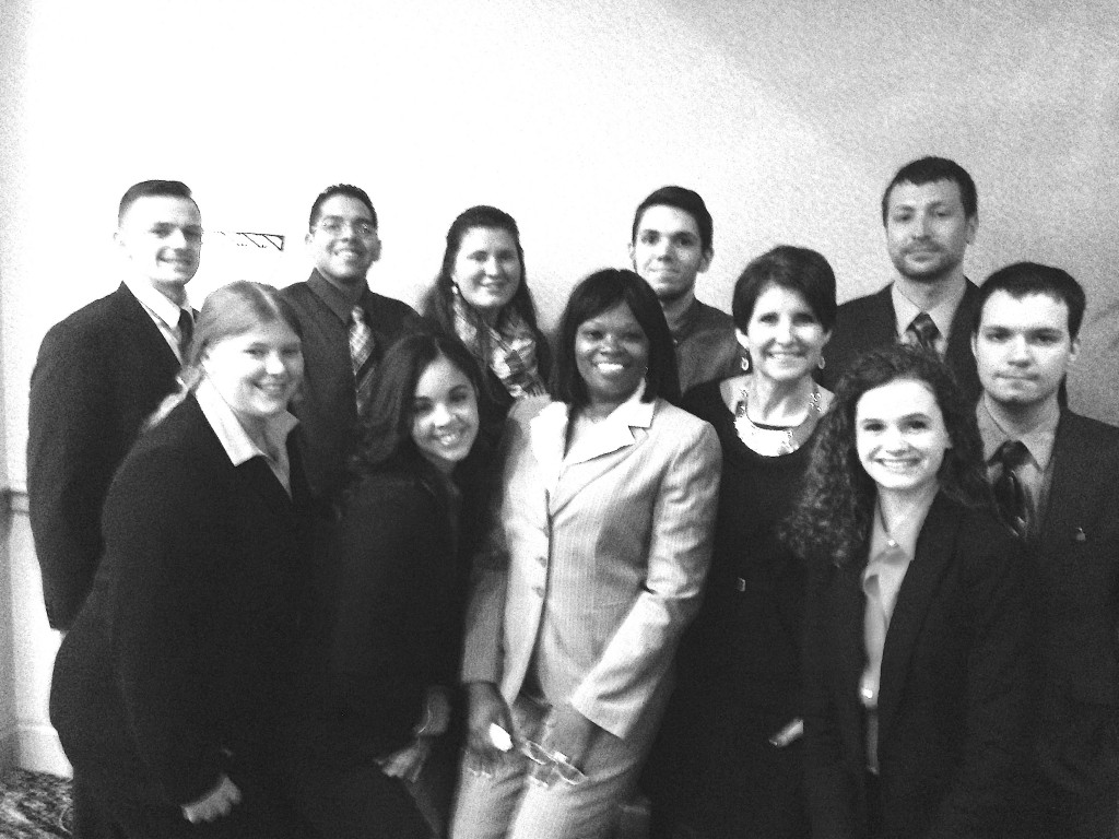 These students and Career Development staff attended the conference. Photo Courtesy of Career Development