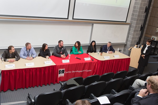This was the panel discussion from the first S.C.O.R.E. Symposium in 2015. Photo Credit / ESU